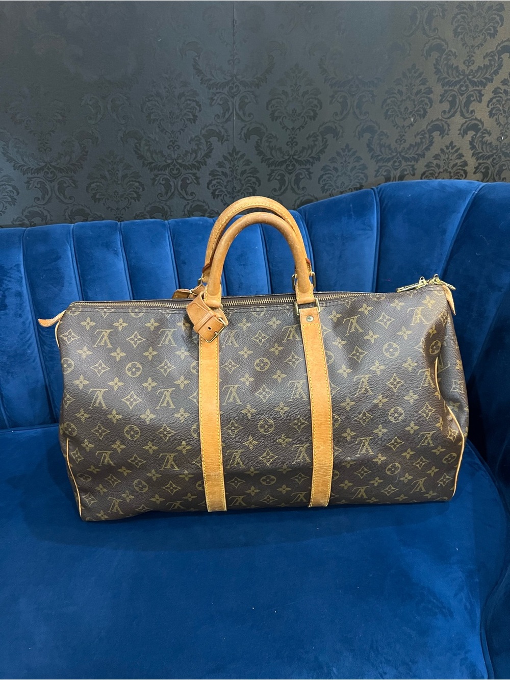 Louis Vuitton Monogram Canvas Keepall Duffel Trim